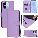 Xiaomi Redmi Note 17 (5G) EIDERWOOD Faux Leather Flip Case with Strap - Purple