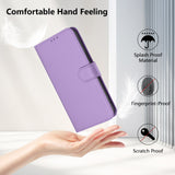 Xiaomi Redmi Note 17 (5G) EIDERWOOD Faux Leather Flip Case with Strap - Purple