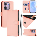 Xiaomi Redmi 17C (5G) EIDERWOOD Artificial Leather Flip Case with Strap - Pink