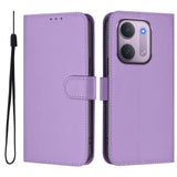 Xiaomi Redmi 17C (5G) EIDERWOOD Artificial Leather Flip Case with Strap - Purple