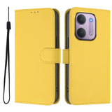 Xiaomi Redmi 17C (5G) EIDERWOOD Artificial Leather Flip Case with Strap - Yellow