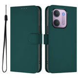 Xiaomi Redmi 17C (5G) EIDERWOOD Artificial Leather Flip Case with Strap - Green