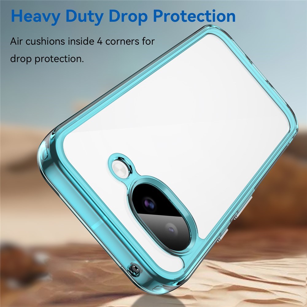 Google Pixel 11a EIDERWOOD Hybrid Plastic Case - Transparent / Blue