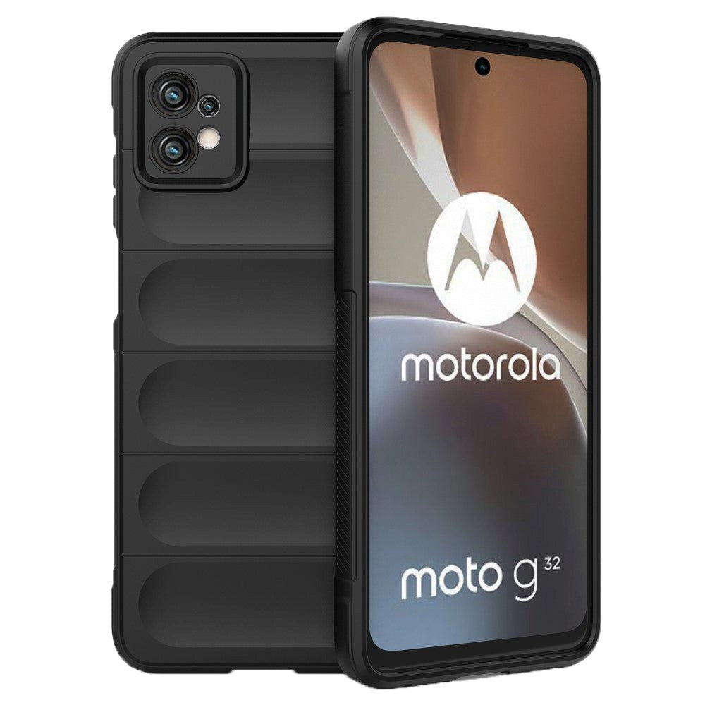 Motorola Moto G32 Flexible Plastic Case - Black