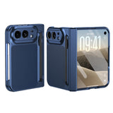 iPhone Duo EIDERWOOD Case with Screen Protector and Stylus - Blue