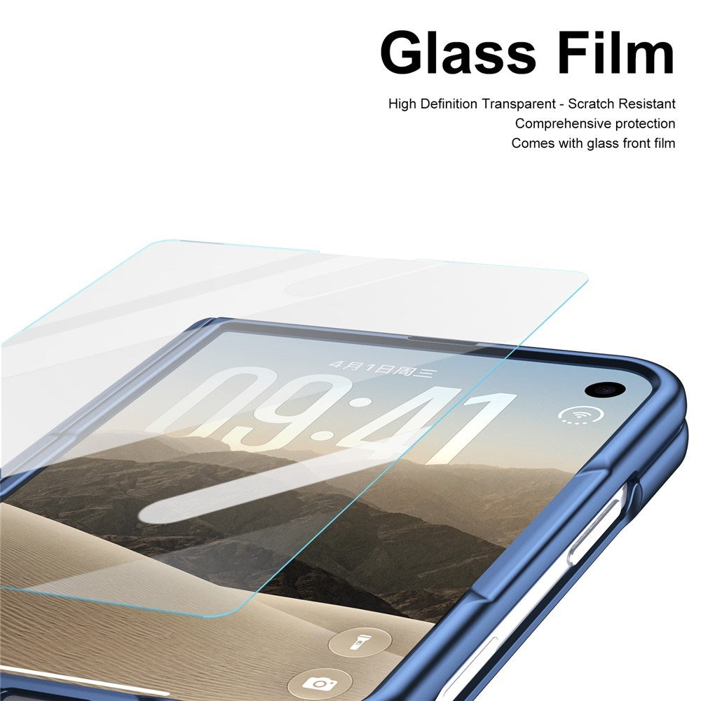 iPhone Duo EIDERWOOD Case with Screen Protector and Stylus - Blue