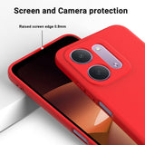 Xiaomi Redmi 17C (5G) EIDERWOOD Silicone Case w. Strap - Red