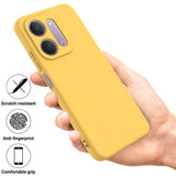 Xiaomi Redmi 17C (5G) EIDERWOOD Silicone Case w. Strap - Yellow