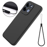 Xiaomi Redmi 17 (5G / 4G) EIDERWOOD Silicone Case W. Strap - Black
