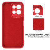 Xiaomi Redmi 17 (5G / 4G) EIDERWOOD Silicone Case W. Strap - Red