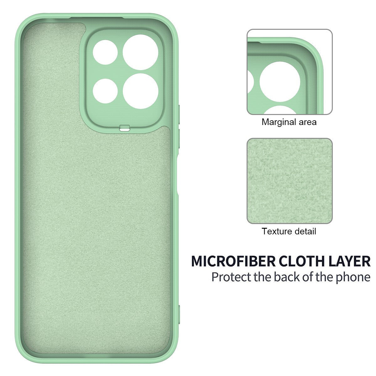 Xiaomi Redmi 17 (5G / 4G) EIDERWOOD Silicone Case W. Strap - Green