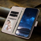Xiaomi Redmi 17 (5G) / (4G) EIDERWOOD Artificial Leather Flip Case with Stand and Card Holder - Pink