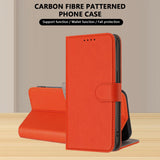 Xiaomi Redmi 17 (5G) / (4G) EIDERWOOD Artificial Leather Flip Case with Stand and Card Holder - Orange