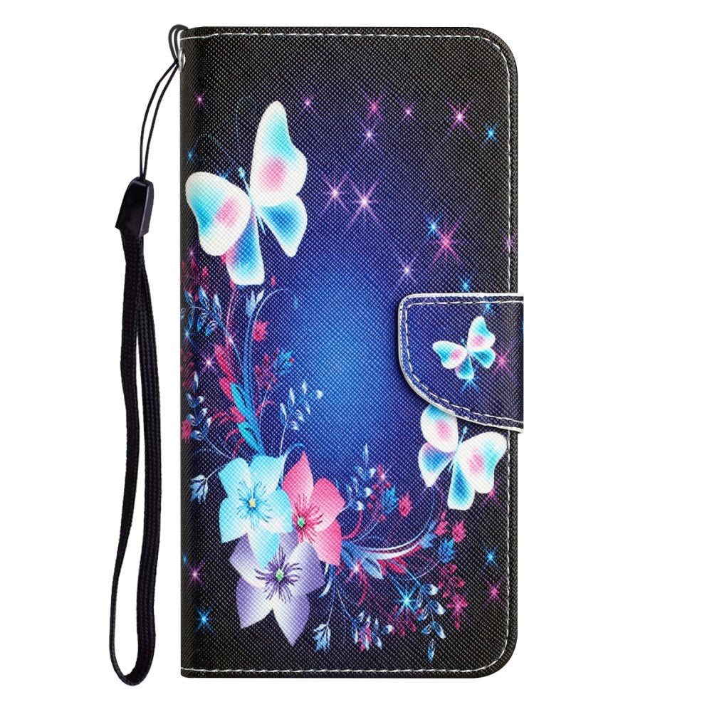 Samsung Galaxy A54 (5G) Leather Flip Case w. Wallet - Butterflies