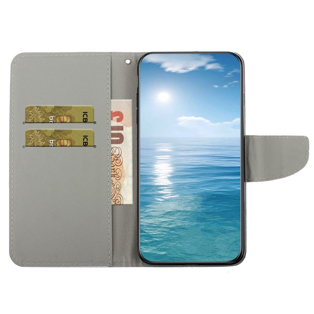 Samsung Galaxy A54 (5G) Leather Flip Case w. Wallet - Elephant