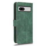 Google Pixel 7A Leather Flip Case with Card Holders - Green