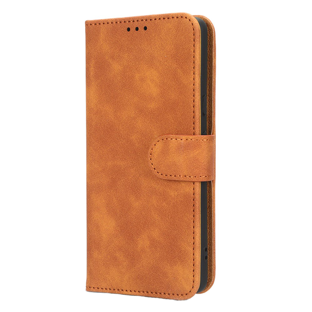 Google Pixel 7A Leather Flip Case with Card Holders - Brown