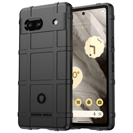 Google Pixel 7A Rugged Shield Series Series Tough Case - Black