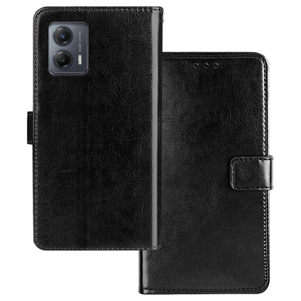 Motorola Moto G53 Flip Case with Wallet - Black