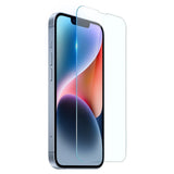 NORTHJO iPhone 14 2-in-1 Set Flexible Plastic Case with Tempered Glass Screen Protector - Transparent