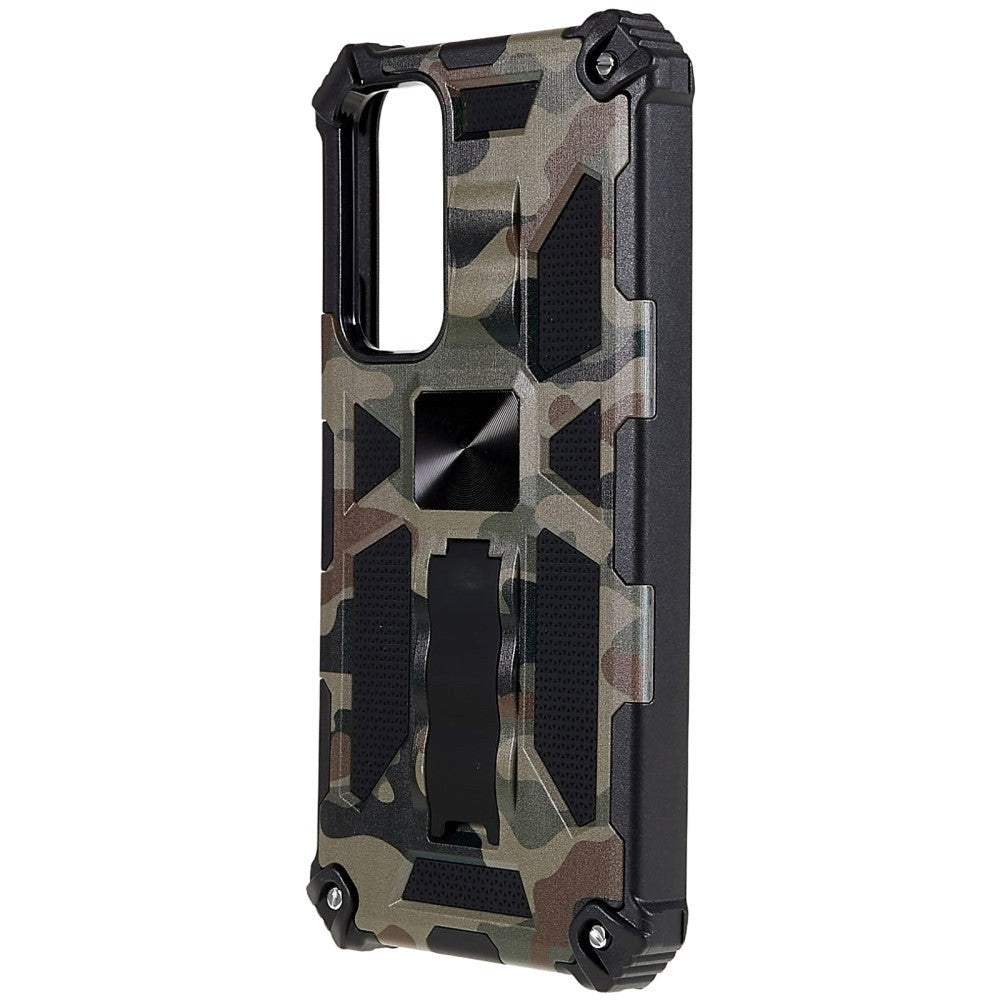 Samsung Galaxy A54 (5G) Hybrid Tough Case w. Kickstand & Magnet - Army Green