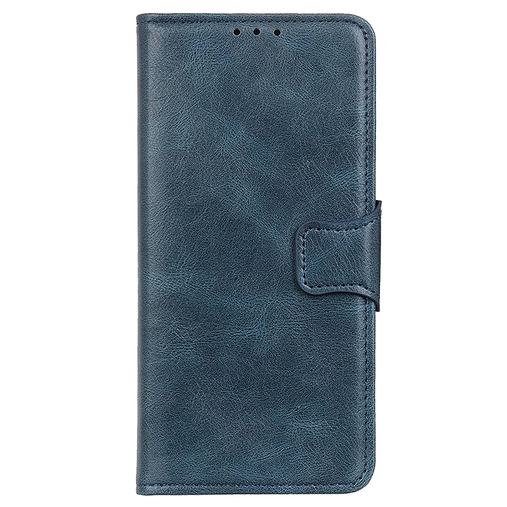 Motorola Edge 40 Pro Leather Case w. Wallet & Stand Function - Blue