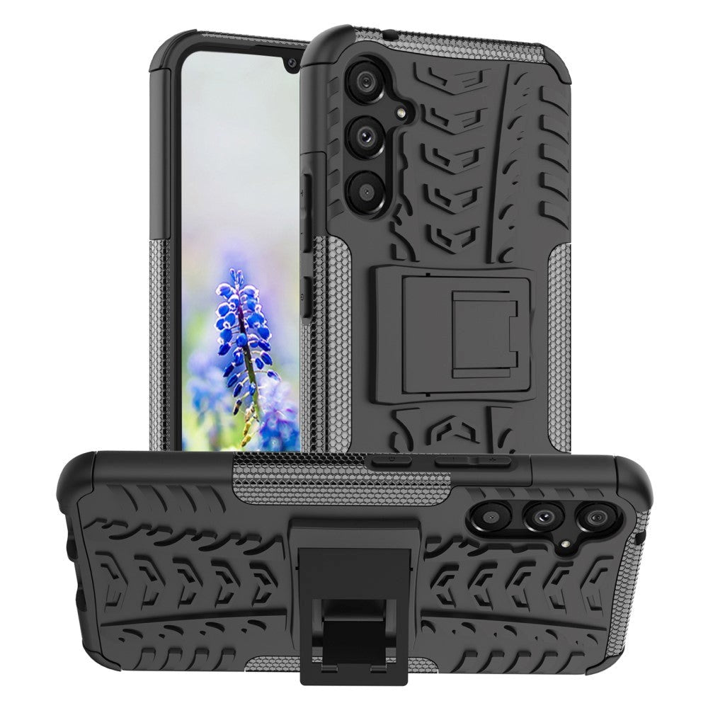 Samsung Galaxy A34 (5G) Cool Tyre Tough Case w. Stand - Black