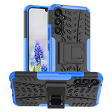 Samsung Galaxy A34 (5G) Cool Tyre Tough Case w. Stand - Black / Blue