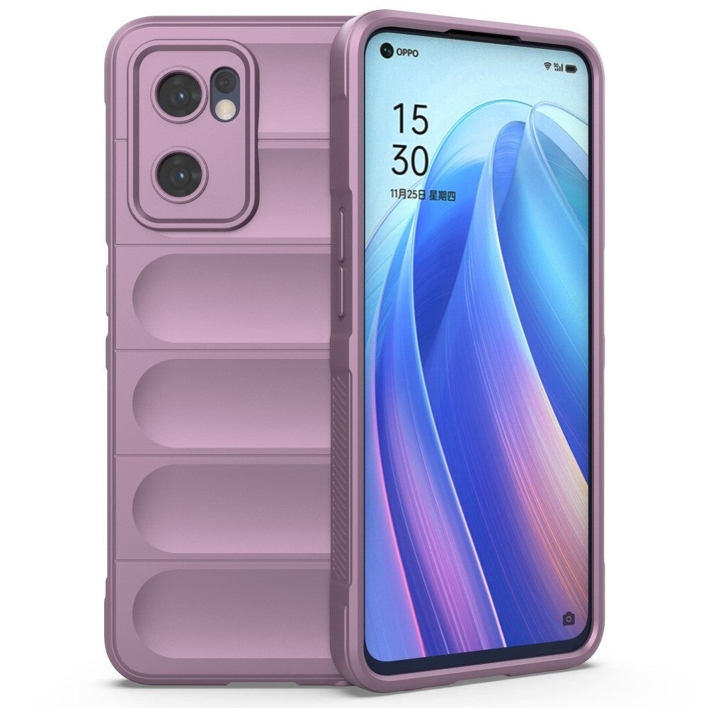 Oppo Reno7 (5G) / Find X5 Lite Flexible Plastic Case - Purple