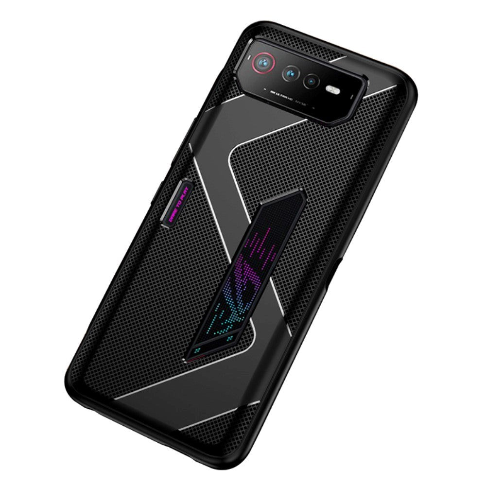 Asus ROG Phone 6 Carbon Fiber TPU Plastic Case - Black