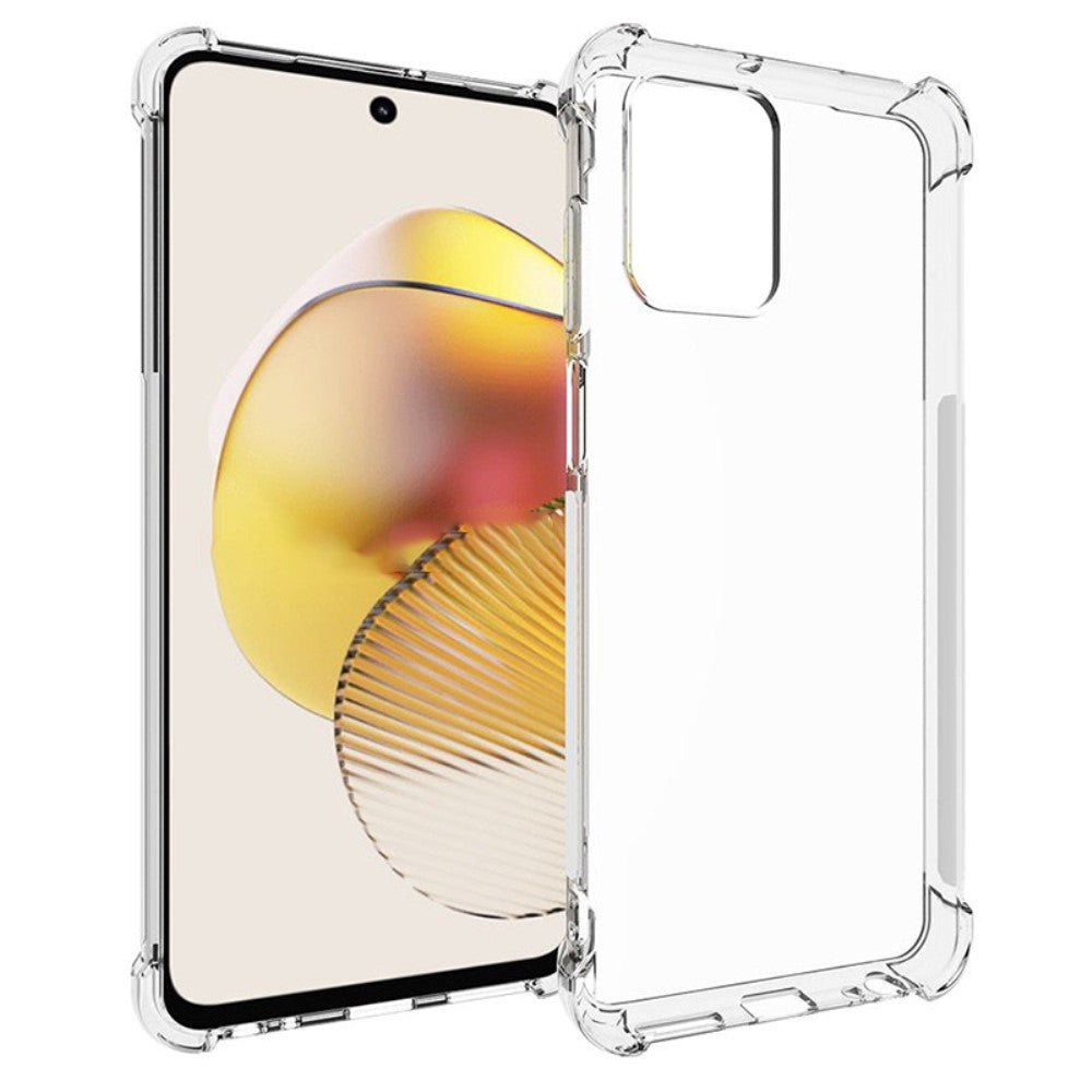 Motorola Moto G73 Shock-Proof Flexible Plastic Case - Transparent