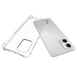 Motorola Moto G73 Shock-Proof Flexible Plastic Case - Transparent