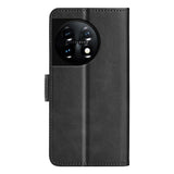 OnePlus 11 Flip Case w. Card Holder & Stand Function - Black