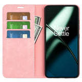 OnePlus 11 Flip Case with Wallet - Pink