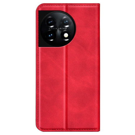 OnePlus 11 Flip Case with Wallet - Red