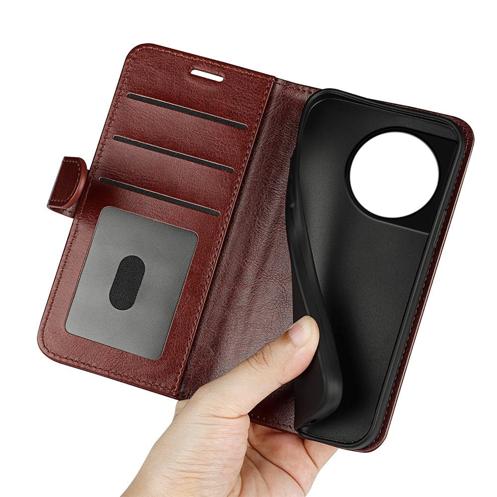 OnePlus 11 Flip Case w. Wallet & Stand Function - Brown