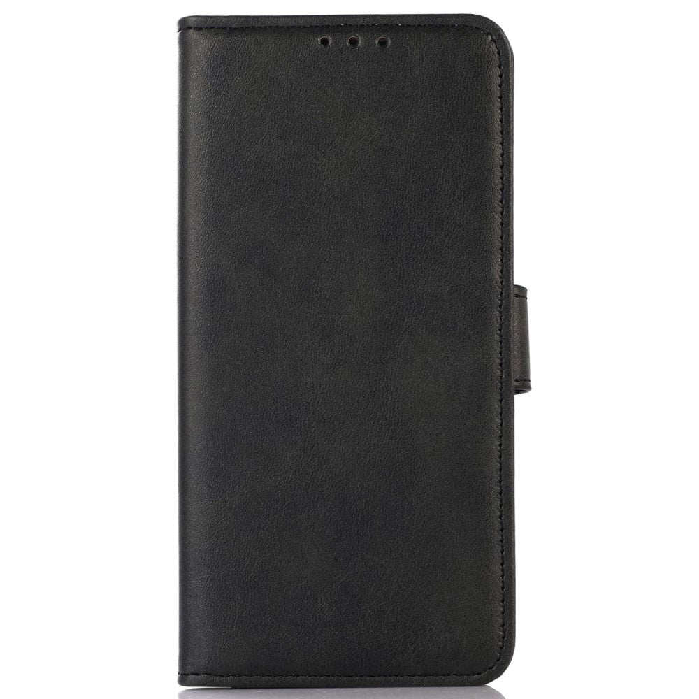 OnePlus 11 Leather Wallet Case & Magnetic Lock - Black