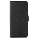 OnePlus 11 Leather Wallet Case & Magnetic Lock - Black