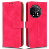 OnePlus 11 Leather Flip Case w. Wallet & Stand Function - Pink