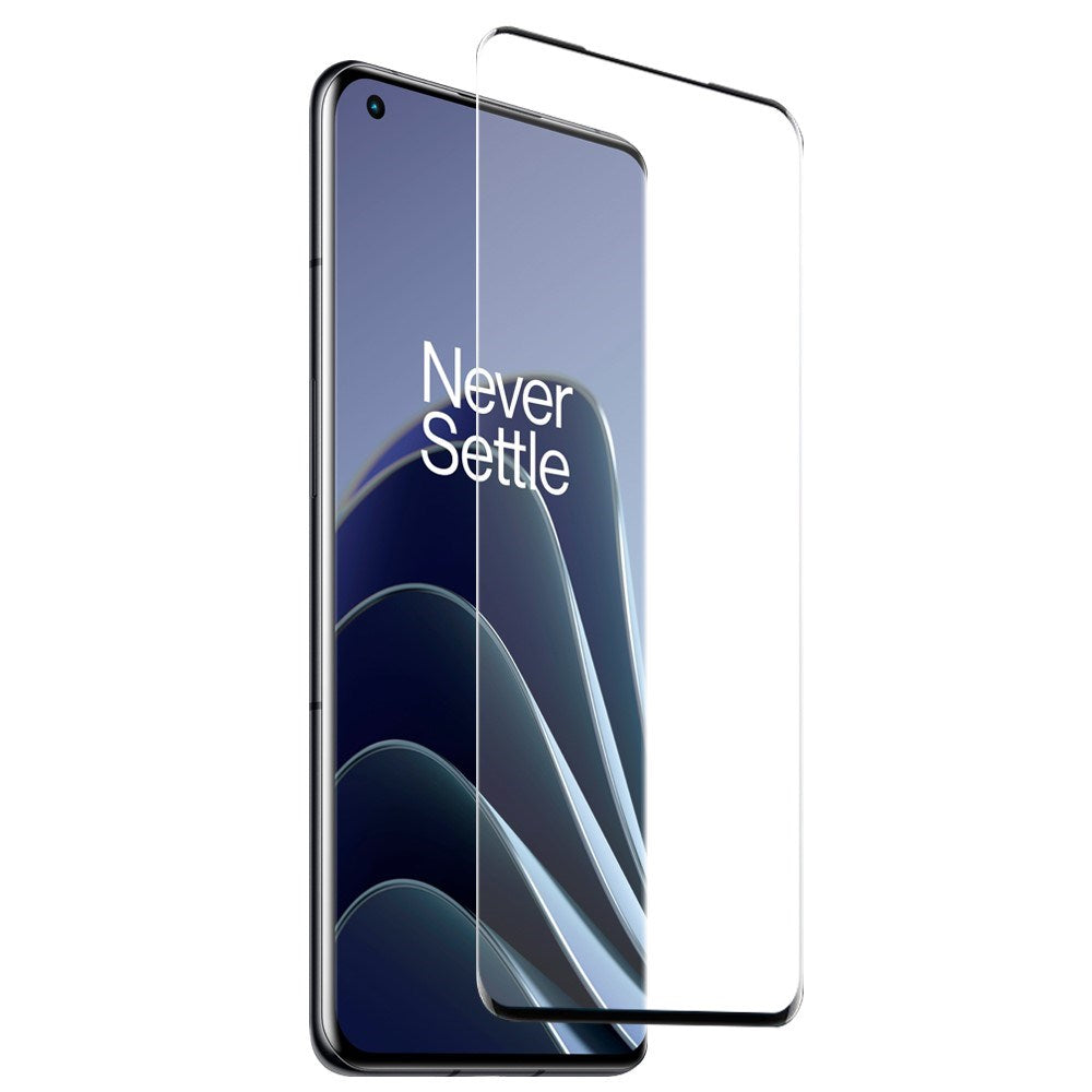 NORTHJO OnePlus 10 Pro 2-in-1 Set Flexible Plastic Case with Tempered Glass Screen Protector - Transparent