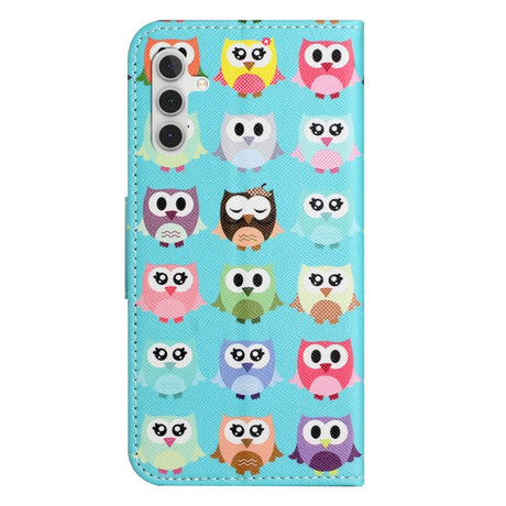 Samsung Galaxy A24 Leather Wallet Case & Print - Owls