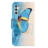 Samsung Galaxy A24 Leather Wallet Case & Print - Butterfly