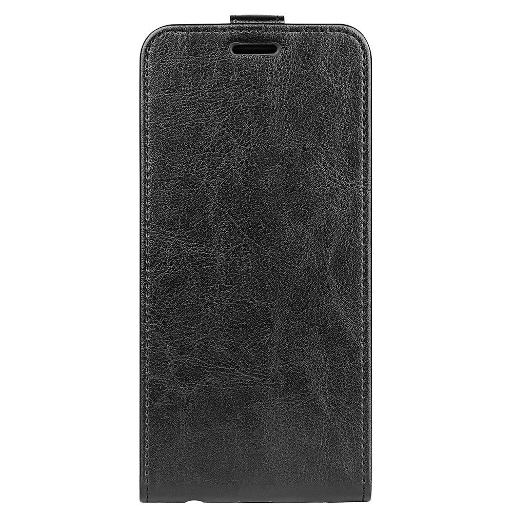 Nokia X30 Vertical Flip Leather Case w. Card Holder - Black