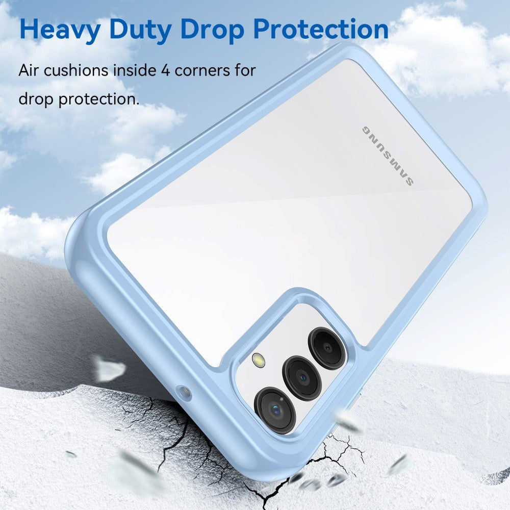 Samsung Galaxy A24 Acrylic Combo Case Transparent / Blue