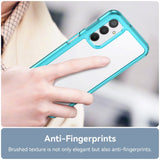 Samsung Galaxy A24 Acrylic Combo Case Transparent / Turquoise