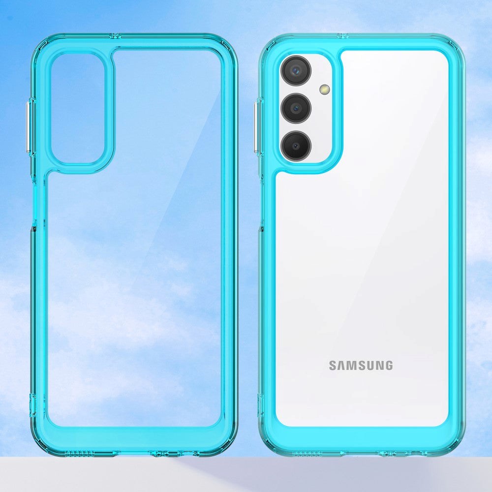 Samsung Galaxy A24 Acrylic Combo Case Transparent / Turquoise