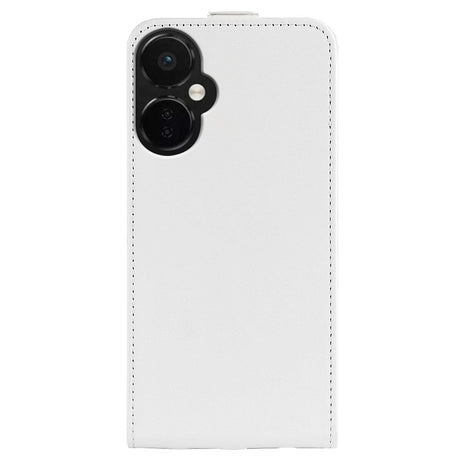 OnePlus Nord CE 3 Lite Vertical Flip Leather Case w. Card Holder - White