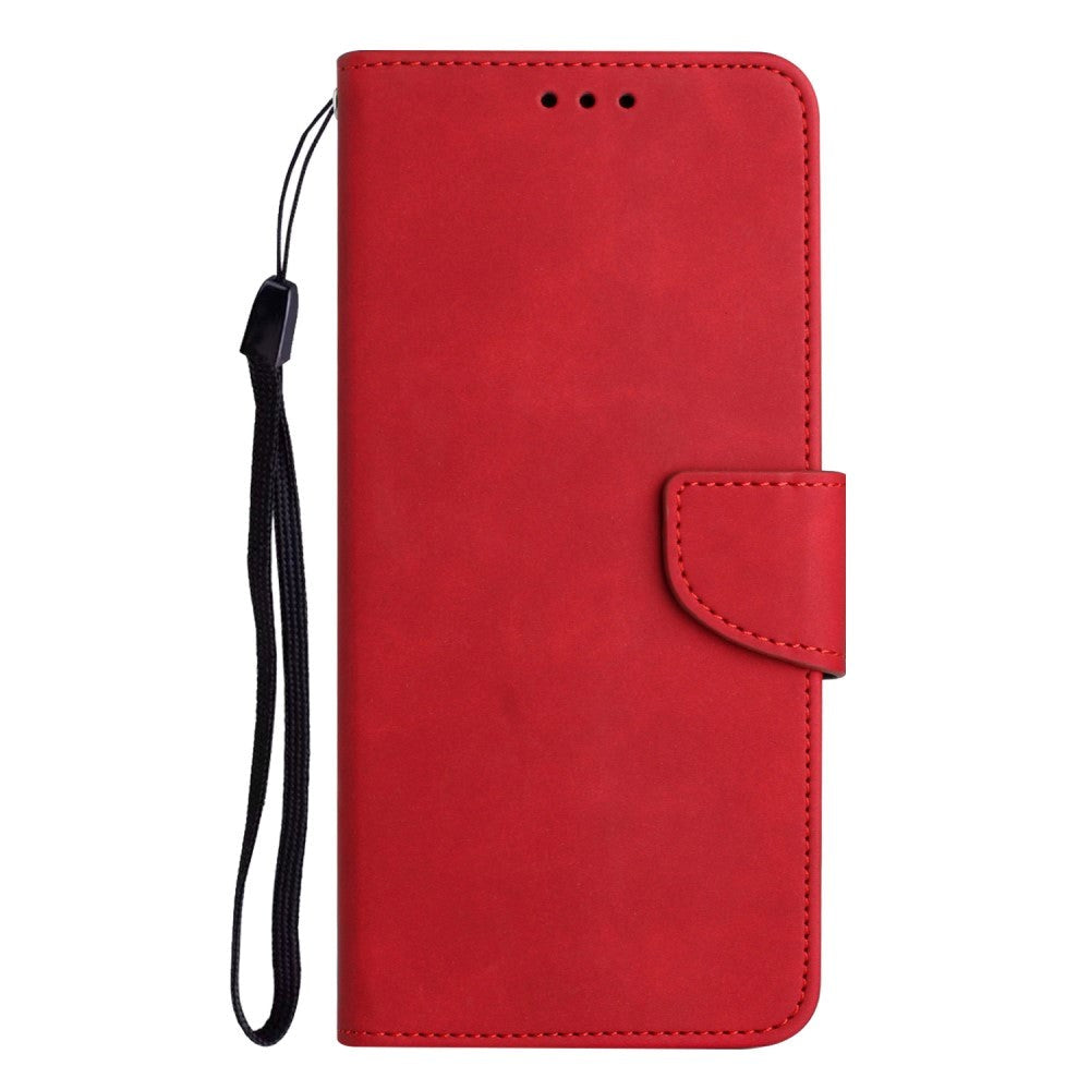 Xiaomi Redmi Note 12 Pro (5G) / Poco X5 Pro (5G) Leather Flip Case with Wallet and Strap - Red