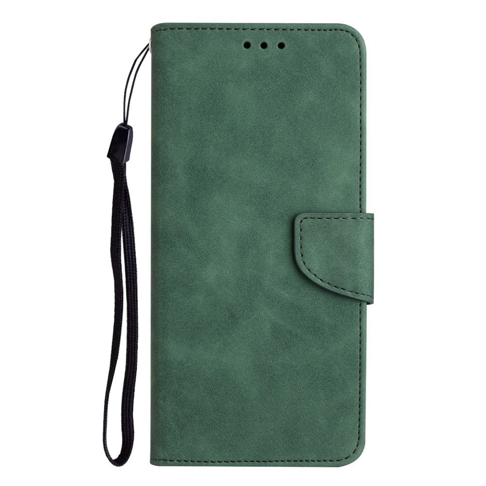 Xiaomi Redmi Note 12 Pro (5G) / Poco X5 Pro (5G) Leather Flip Case with Wallet and Strap - Green