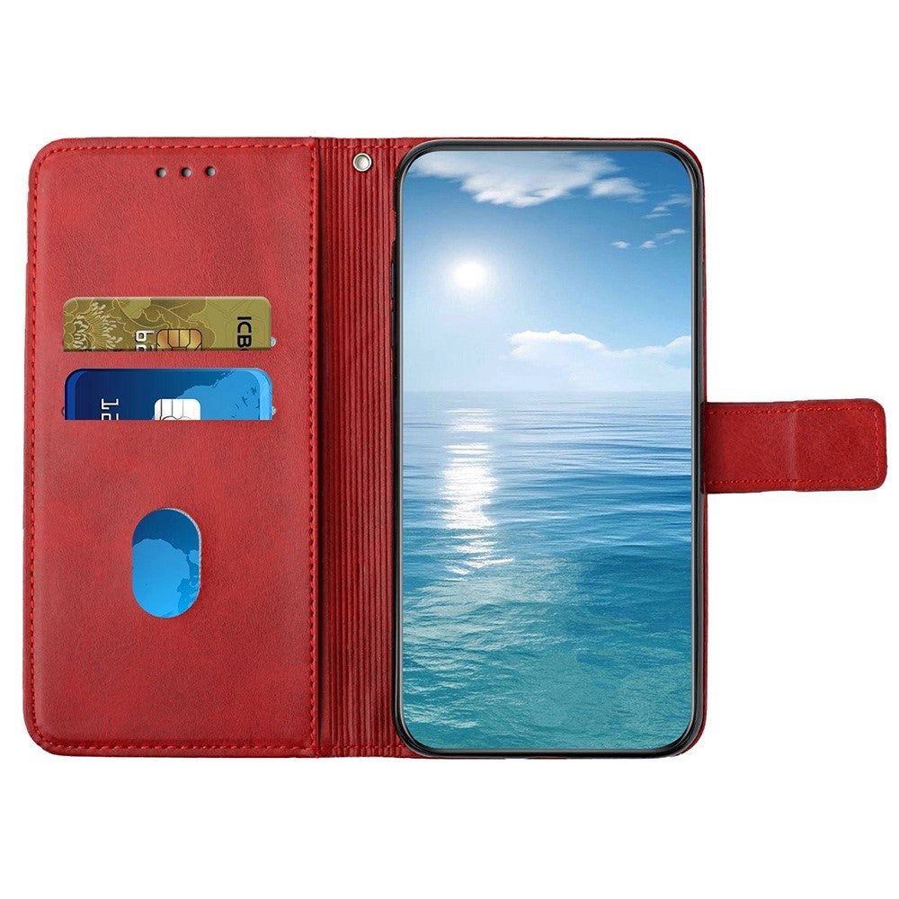 Xiaomi Redmi Note 12 Pro (5G) / Poco X5 Pro (5G) Leather Flip Case w. Wallet & Stand Function - Red